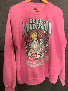 Disney Pink Alice in Wonderland Graphic Sweatshirt